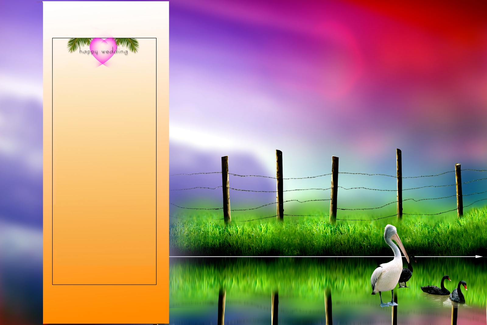 27 Wedding PSD Karizma Background Design Free Download