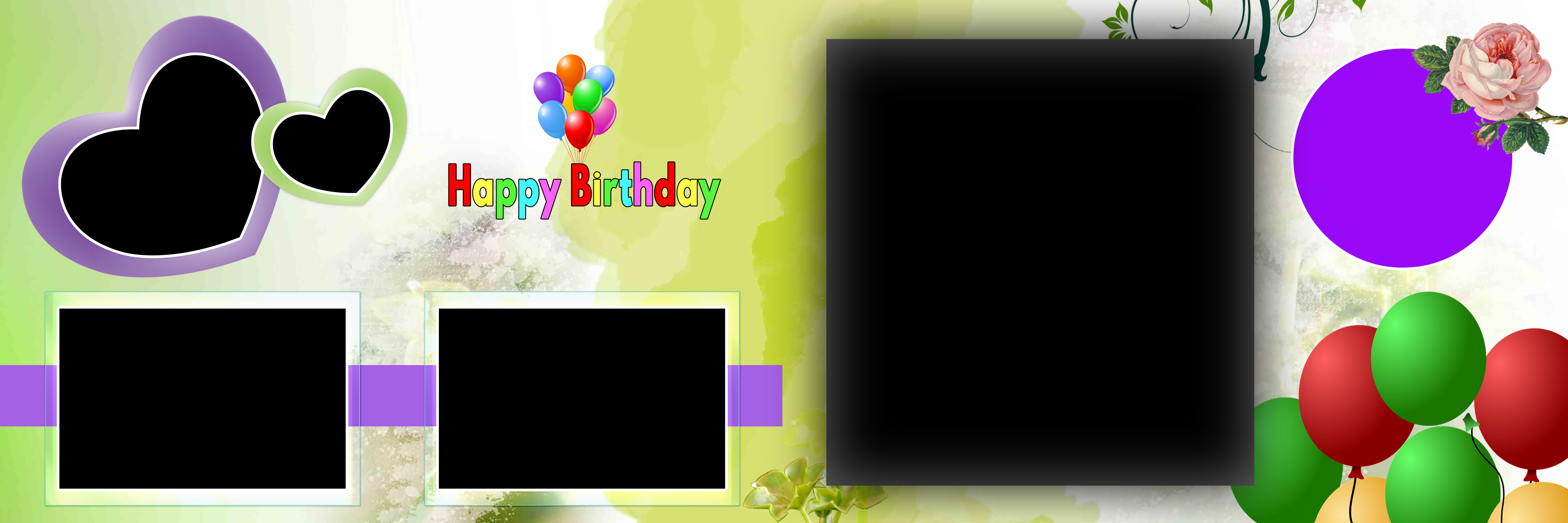 Adobe Tutorials New 12x36 Birthday Psd