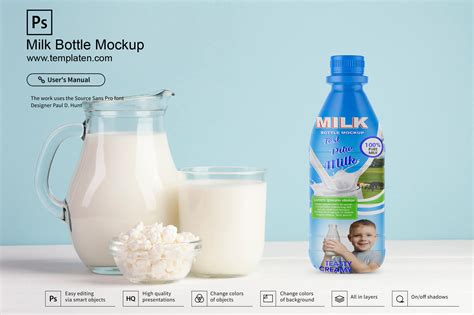 Milk Bottle Template
