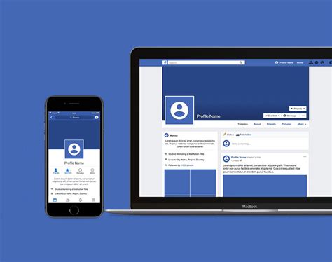 Facebook Mockup Psd Free Download