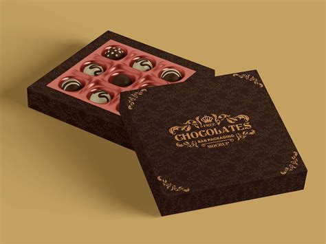 Chocolate Gift Box&nbsp;Mockup
