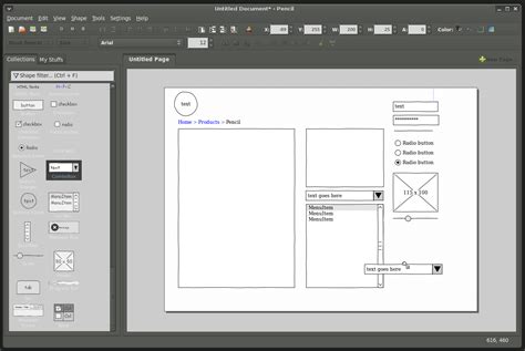 Desktop Ui Mockup Sketch