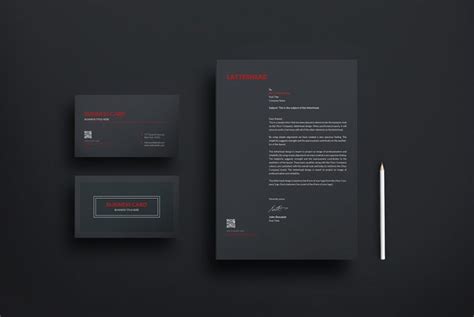 Letterhead And Business Card Mockup Psd&nbsp;Free