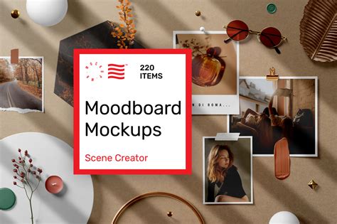 Moodboard Mockup Psd
