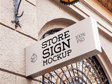 Store Signage Mockup