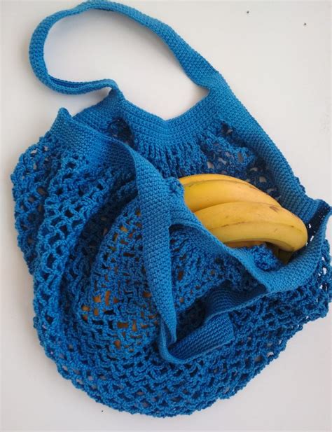 Crochet Cotton Shopping Bag Pattern