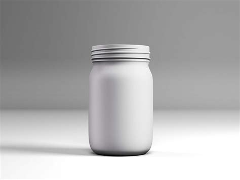 Plastic Jar Mockup Free&nbsp;Download
