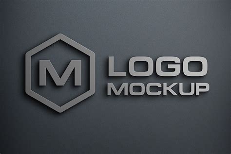 Download Free 3D Logo Mockup&nbsp;Psd