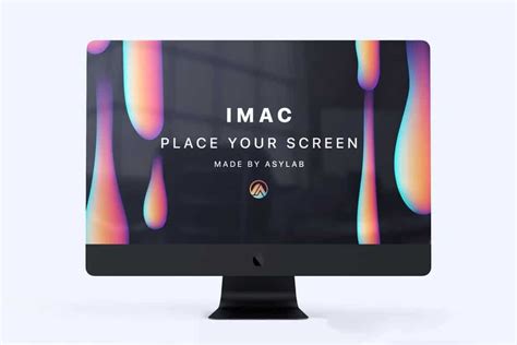 Imac Mockup Flat&nbsp;Free