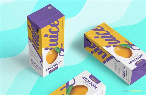 Juice Box Mockup