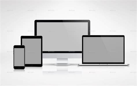 Computer Screen Psd Template
