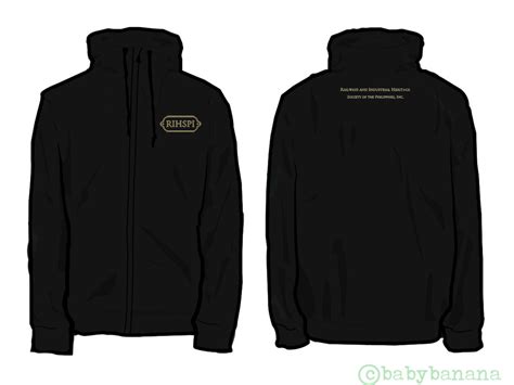Black Windbreaker Template