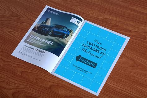 Magazine Ad Mockup Psd