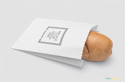 Bread Paper Bag Mockup Free