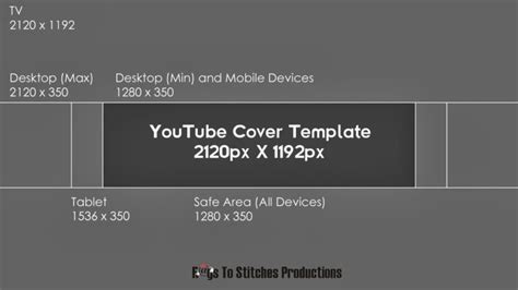 Youtube Banner Size Template Psd