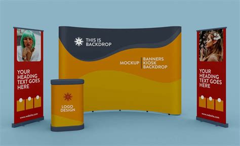 Trade Show Banner Mockup&nbsp;Free