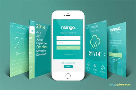 App Mockup Powerpoint Template
