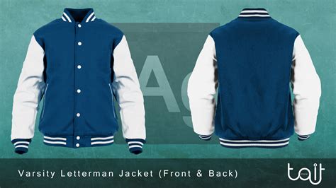 Varsity Jacket Mockup Template