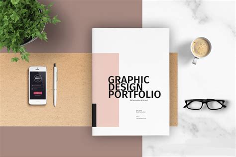 Graphic Design Portfolio Mockup Free