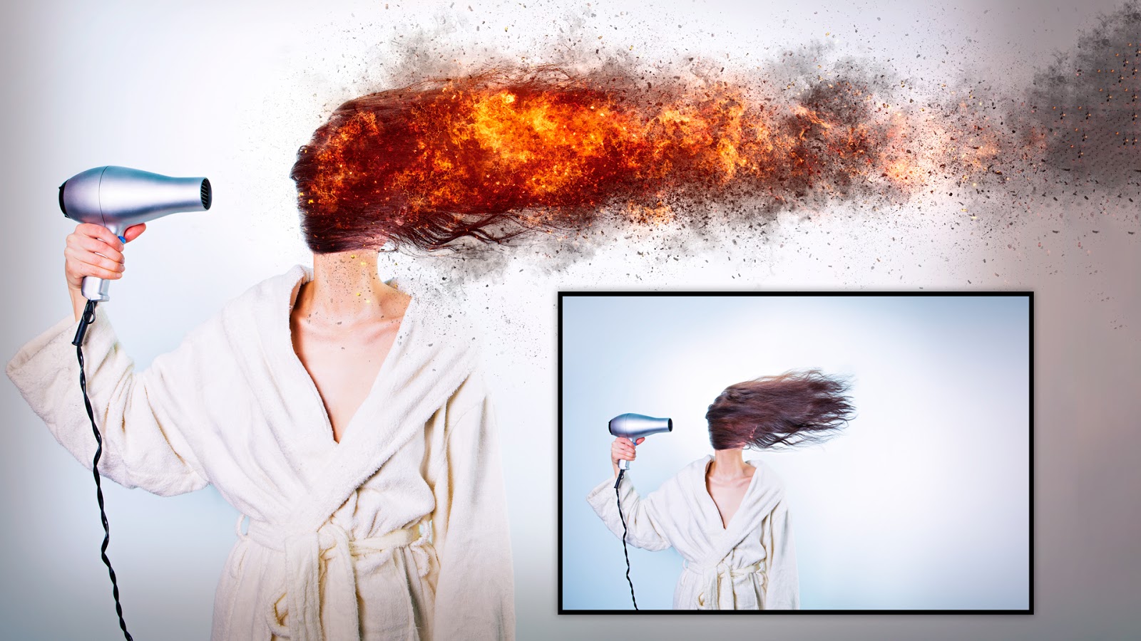 Tutorial Fire Storm Photo Effect