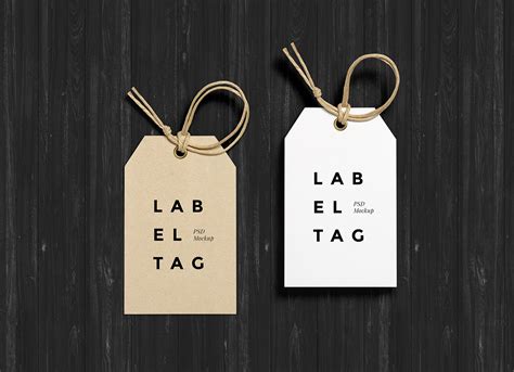 Mockup Tag Free Psd