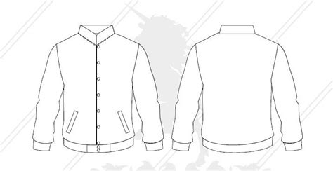 Varsity Jacket Template Design
