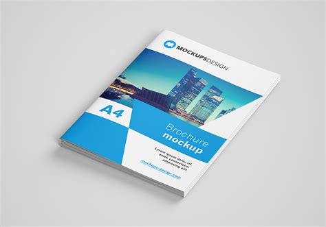 A4 Catalogue Mockup Free&nbsp;Download