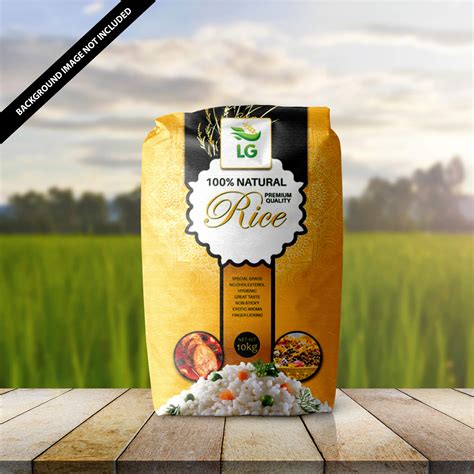 Rice Bag Mockup Free&nbsp;Psd
