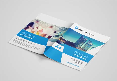 A4 Brochure Mockup Free&nbsp;Download