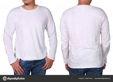 Long Sleeve Mockup Front And Back