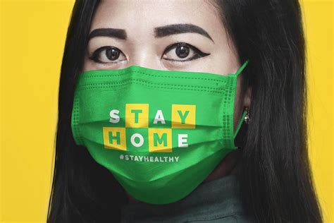 Medical Mask Mockup Psd Free