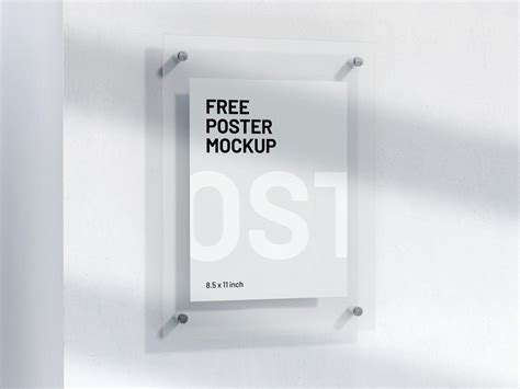 Letter Size Poster Mockup