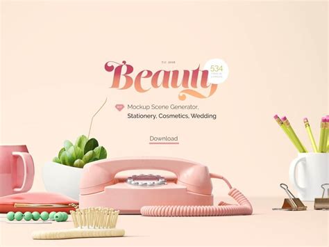 Beauty Mockup Scene&nbsp;Generator