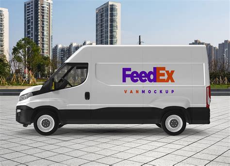 Cargo Van Mockup Free&nbsp;Psd