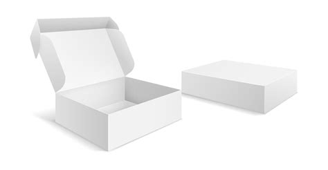 White Carton Box Mockup