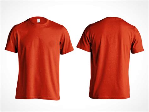 T Shirt Mockup Front And Back Psd