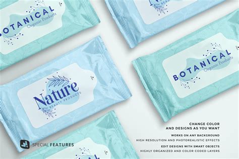 Wipes Packaging Mockup