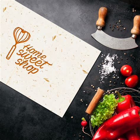 Food Logo Mockup Psd Free&nbsp;Download
