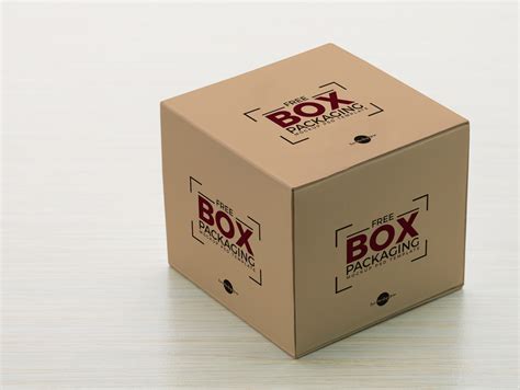 Graphic Design Box Mockup