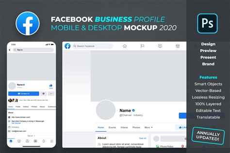 Facebook Design Mockups