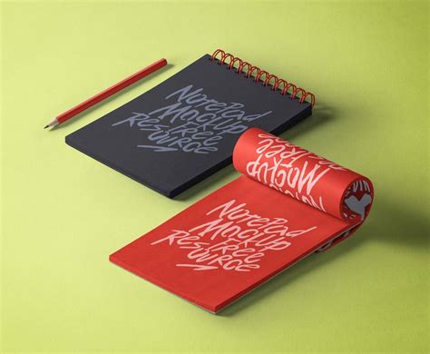 Notepad Mockup Psd File