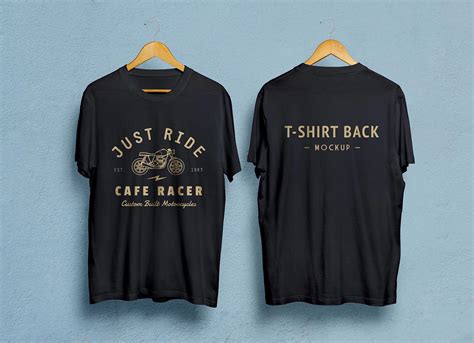 Free Shirt Mockup Front And Back