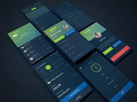 Mobile App Ui Design Mockup Psd